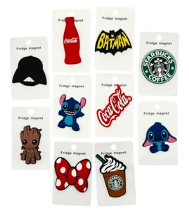 fridge magnets funky Comic Food anime burgers meals junk food Super hero Coffee - Picture 1 of 25