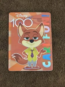 2023 DISNEY 100 BASE RAINBOW D100-SR26 Nick Wilde - Zootopia - Imagen 1 de 1