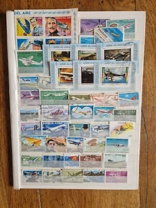 +45 Timbres avions lot PR 6 ) - Photo 1/1