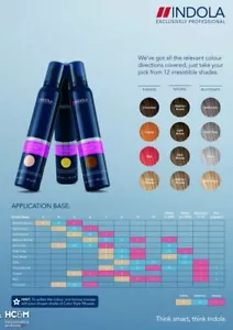 Indola Professional Hair Coloured Mousse Temporary Colour All Shades - Picture 1 of 2