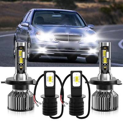 4x faros delanteros LED altos/bajos antiniebla para Mercedes-Benz E320 1994-1995 Foto 1 de 4