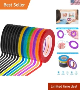 Creative 15-Pack of 1/8 Inch Whiteboard Pinstripe Tape for Organizing & Labeling - Afbeelding 1 van 9