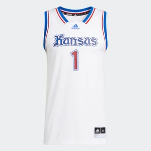 ADIDAS #1 Kansas Jayhawks Alt Swingman Team Jersey - HM4952 - Picture 1 of 1