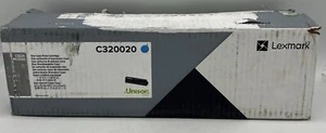 Lexmark Genuine Standard Yield Toner Cartridge Cyan C320020 - Picture 1 of 4