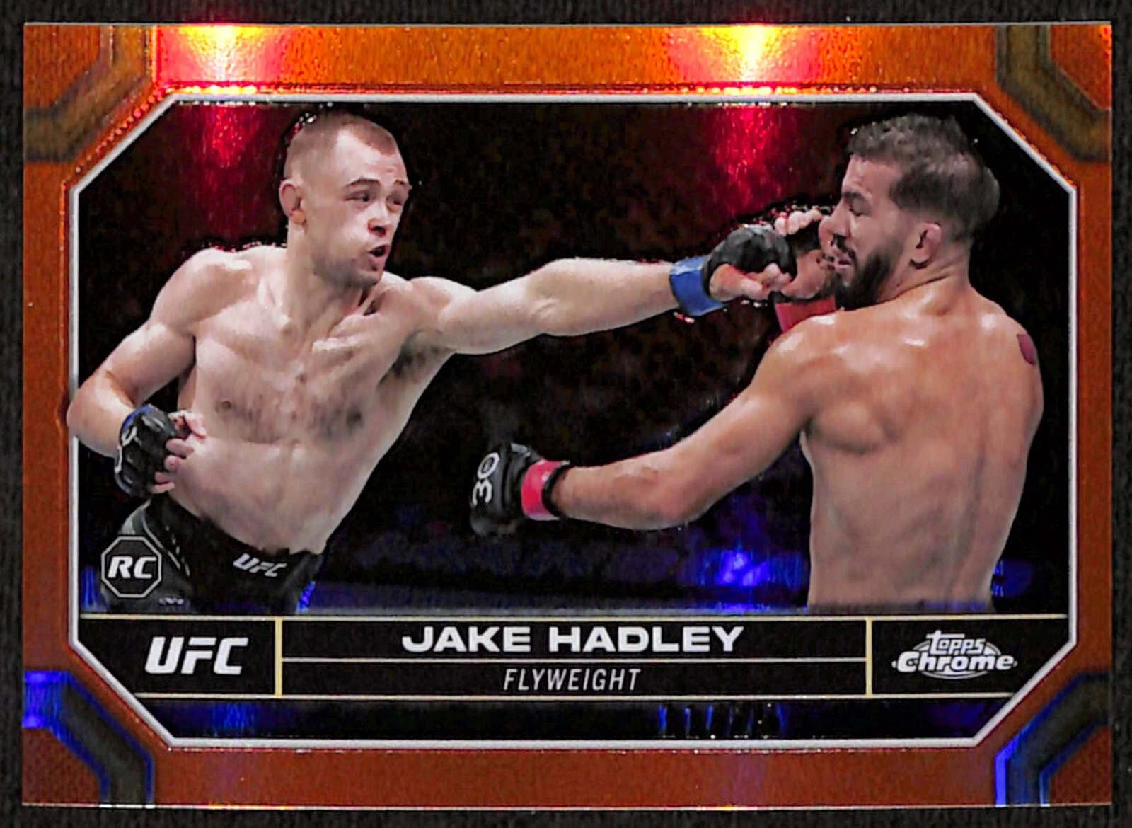 2024 Topps Chrome UFC JAKE HADLEY (RC) #'d 11/25 ORANGE Refractor England