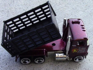 2000 Hot Wheels 1:64 Black Red Ford Stake Bed Truck MINT LOOSE - Picture 1 of 5