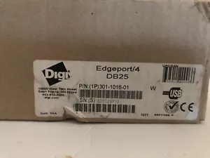 Digi Edgeport/4 DB25 USB auf Seriennummer 301-1016-01 Neu geöffnete Verpackung - Bild 1 von 9