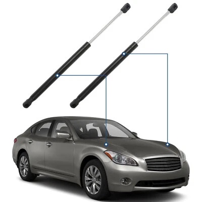For 2011-2013 Infiniti M37 M56 Qty 2 Front Hood Lift Support Shocks Struts Foto 1 de 4