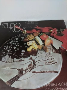 Old Studio Nova "  Winter Wonderland  " Cake Plate 14" SA525/310 W. Germany  - Picture 1 of 9