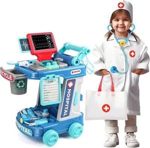 Doctor Kit for Toddlers 3-5 Dress Up Toys for 2 3 Year Old Girls Toddler - Picture 1 of 6