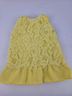 Vestido de encaje amarillo brillante Our Generation para muñeca americana de 18"  Foto 1 de 4