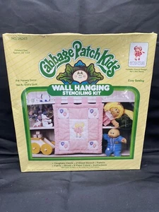 Vintage Cabbage Patch Kids Wall Hanging Quilt Stenciling Kit New Sealed - Picture 1 of 5
