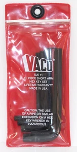 Vintage Vaco SLK 11 11 Piece Short Arm hex Key Set .05-3/8 New in pkg USA Made - Picture 1 of 2