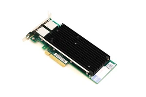 AddOn Dual-Port 10GbE PCIe Network Adapter P/N:ADD-PCIE-2RJ45-10G Tested Working - Picture 1 of 4