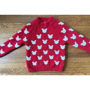 Hanna Andersson Girls' Mickey Marshmellow Sweater Size 8 - Picture 1 of 4