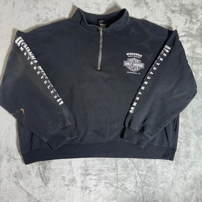 Sudadera para mujer Y2K Harley Davidson motocicleta alas calaveras Wisconsin - 4XL Foto 1 de 4