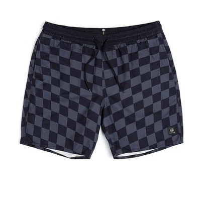 Von Zipper Board Shorts Men’s Size L Checker Print Swim Trunks Surf Skate - image 1 of 4