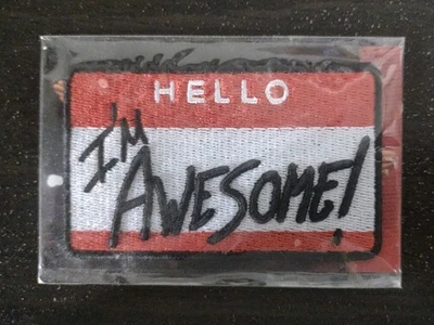 WWE The Miz ¡Hola soy increíble! colgante hierro sobre parche y HATERS ❤️ ME  Foto 1 de 4