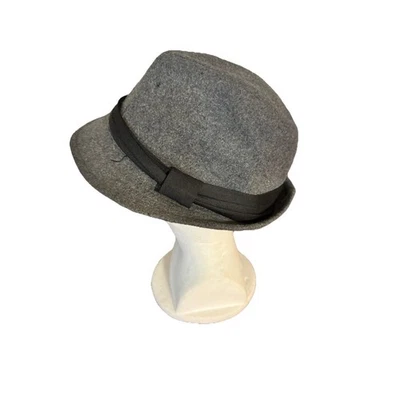Sombrero Westend Fedora Fieltro Gris Con Banda Negra Talla XL Foto 1 de 4