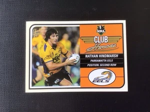 2005 NRL Select Tradition Club Heroes Card Parramatta Eels Nathan Hindmarsh CH9 - Picture 1 of 2