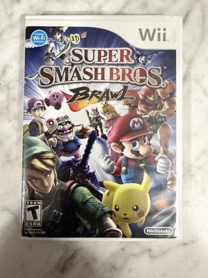 Super Smash Bros. Brawl (Nintendo Wii, 2008) CIB Complete w/ Manual Brothers - Image 1 of 3