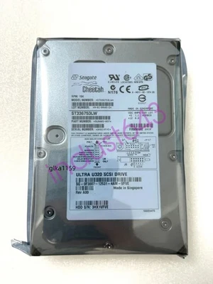 Seagate Cheetah ST336753LW 3.5 in SCSI 15K.3 36.7GB Internal 36G 15K 68PIN U320 - Image 1 of 2