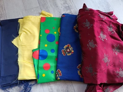 4kg Stoffreste - verschiedene Farben, Größen und Materialien (Paket 8) - Bild 1 von 4