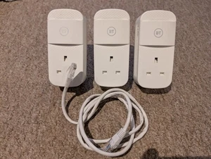3 x mini złącza BT v2 WERSJA 2 1000Mb GIGABIT Powerline adaptery NOWY MODEL - Zdjęcie 1 z 2