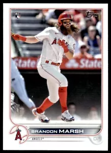 2022 Topps 1st Edition Baseball Card #243 Brandon Marsh Los Angeles Angels - Picture 1 of 2