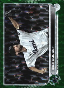 2022 Topps Update #US103 Cole Sulser Green Foil