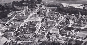 Schlawe/ Sławno- Luftbild der Stadt (Pommern) 1934 - Bild 1 von 1