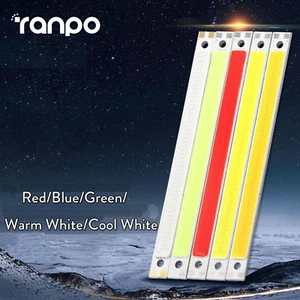 COB LED Light Source Strip Lamp DC 12V 10W Red Blue Green Bulb For DIY Lighting - Picture 1 of 17