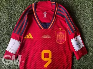 Adidas Authentic Player Replica Jersey Spain Home Gavi Size 8 L - Picture 1 of 10