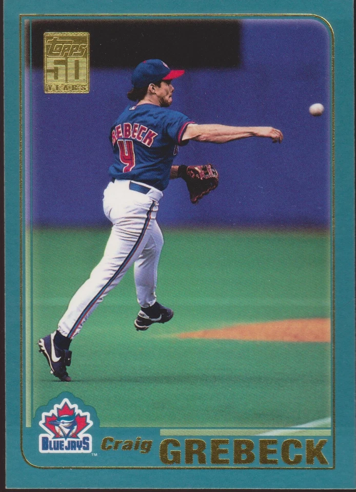 2001 Topps #501 Craig Grebeck Toronto Blue Jays Baseball Card - Image 1 of 1