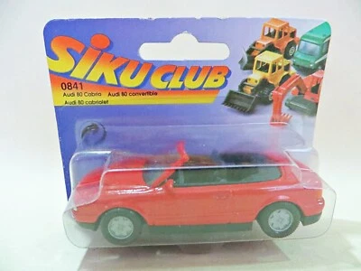 SIKU CLUB 0841 'AUDI 80 CABRIOLET'. RED. 1:55. MIB/BOXED/CARDED/BLISTER - Image 1 of 4