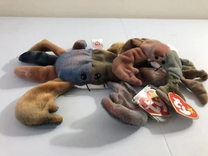 Vintage Ty Beanie Babies Claude the Crab with Teenie Beanie version - Picture 1 of 12