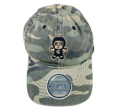 Michigan State Spartans Hayashi Camo Mascot Adjustable Dad Hat Cap Tokyodachi - Image 1 of 4