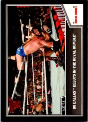 2013 Topps Best of WWE #83 Bo Dallas Debuts in the Royal Rumble Blue - Image 1 of 2