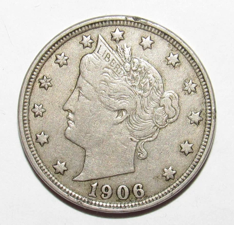 1906 Liberty Nickel XF (P22) Cover