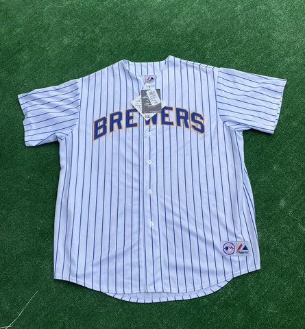NWT Vintage Majestic Prince Fielder Milwaukee Brewers Jersey Size 3XL Cover