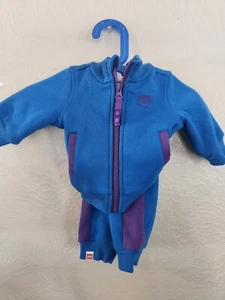Lego X Target Newborn Baby Jogger Blue & Purple Set Pants And Jacket - Picture 1 of 11