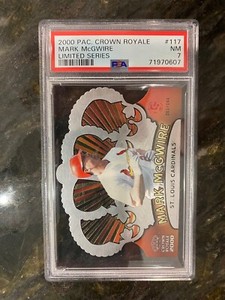2000 PACIFIC CROWN ROYALE MLB MARK MCGWIRE # 117 SP LIMITED SERIES LS /144 PSA