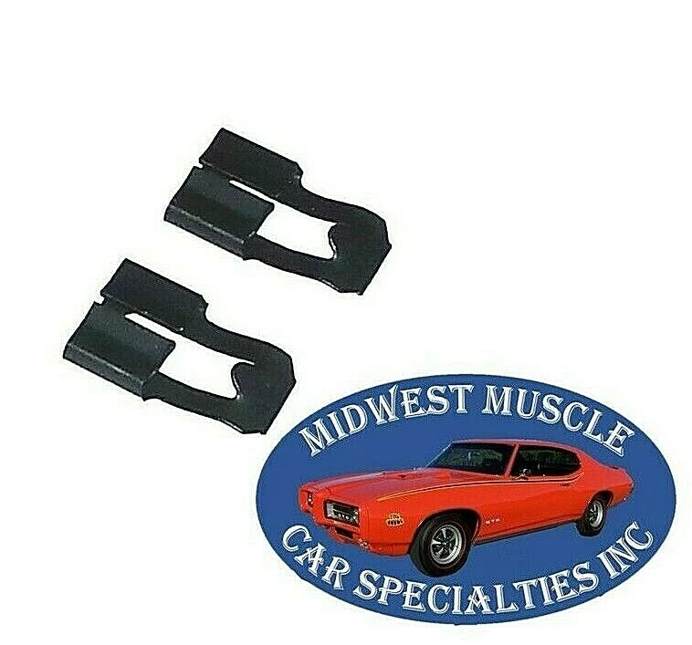 64-90 GM NOS Chevy дверной замок ободок замок капот защелка стержень фиксаторы зажимы GI - Изображение 1 из 4