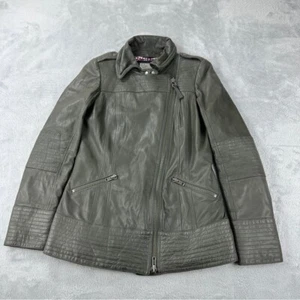 Mackage Women's Size Small Genuine Lamb Leather Color Grey Designer Jacket - Bild 1 von 16