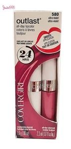 COVERGIRL Outlast All Day Lipcolor 24 Hour +Top Coat # 580 ULTRA VIOLET - Picture 1 of 3