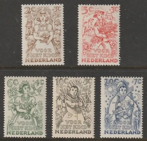 Netherlands 1949 #B203-07 Seasons (Set of 5) - F/VF MNH - Picture 1 of 6