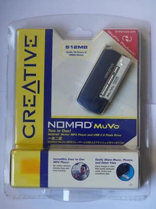 Creative NOMAD MuVo Two in One! 512MB MP3 Player/USB 2.0 Flash Drive - Blue - Picture 1 of 2