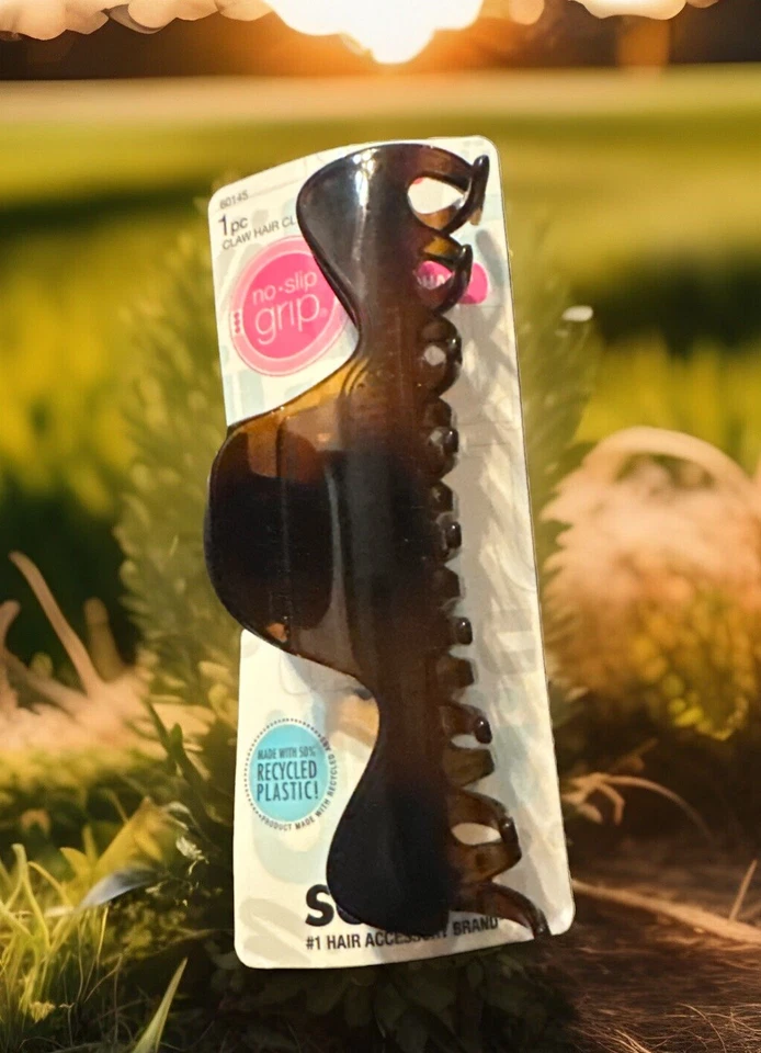 Clip de garra de cabello Scunci sin agarre antideslizante todo el día mandíbula gran sujeción - NUEVO Foto 1 de 1