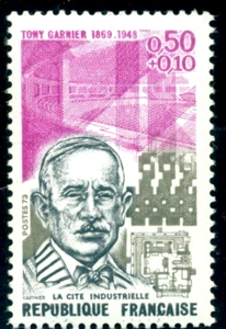 1973 Tony Garnier ,architect and city planner,Cité Industrielle,France,1856 ,MNH - Picture 1 of 1