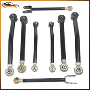 For Jeep Wrangler JK 2007-2018 Full Set Adjustable 0-6" Lift Control Arms 8PCS - Picture 1 of 10